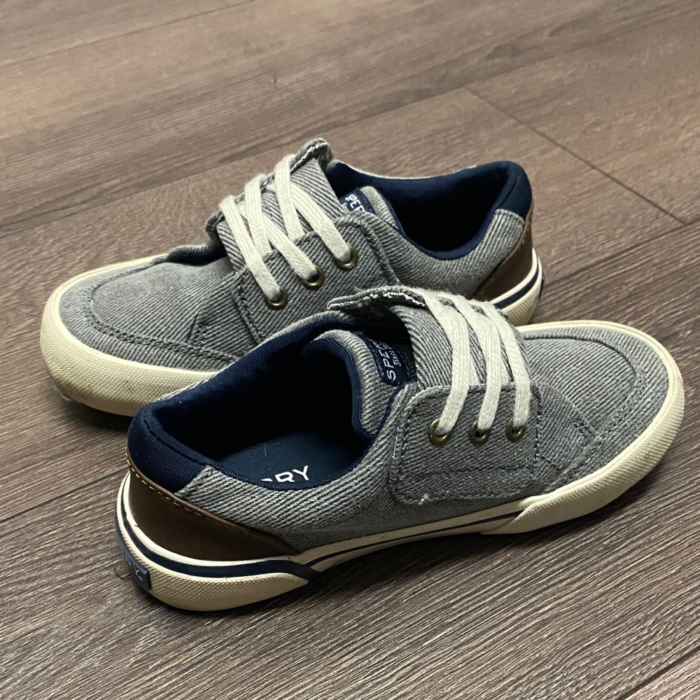 Sperry Kids Navy and Gray Sneakers